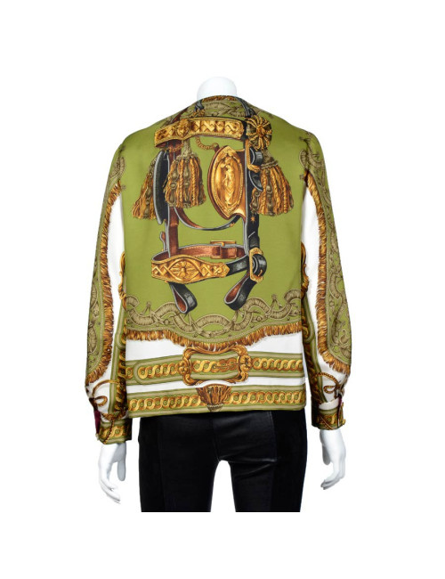 Blouse HERMES foulard de soie 