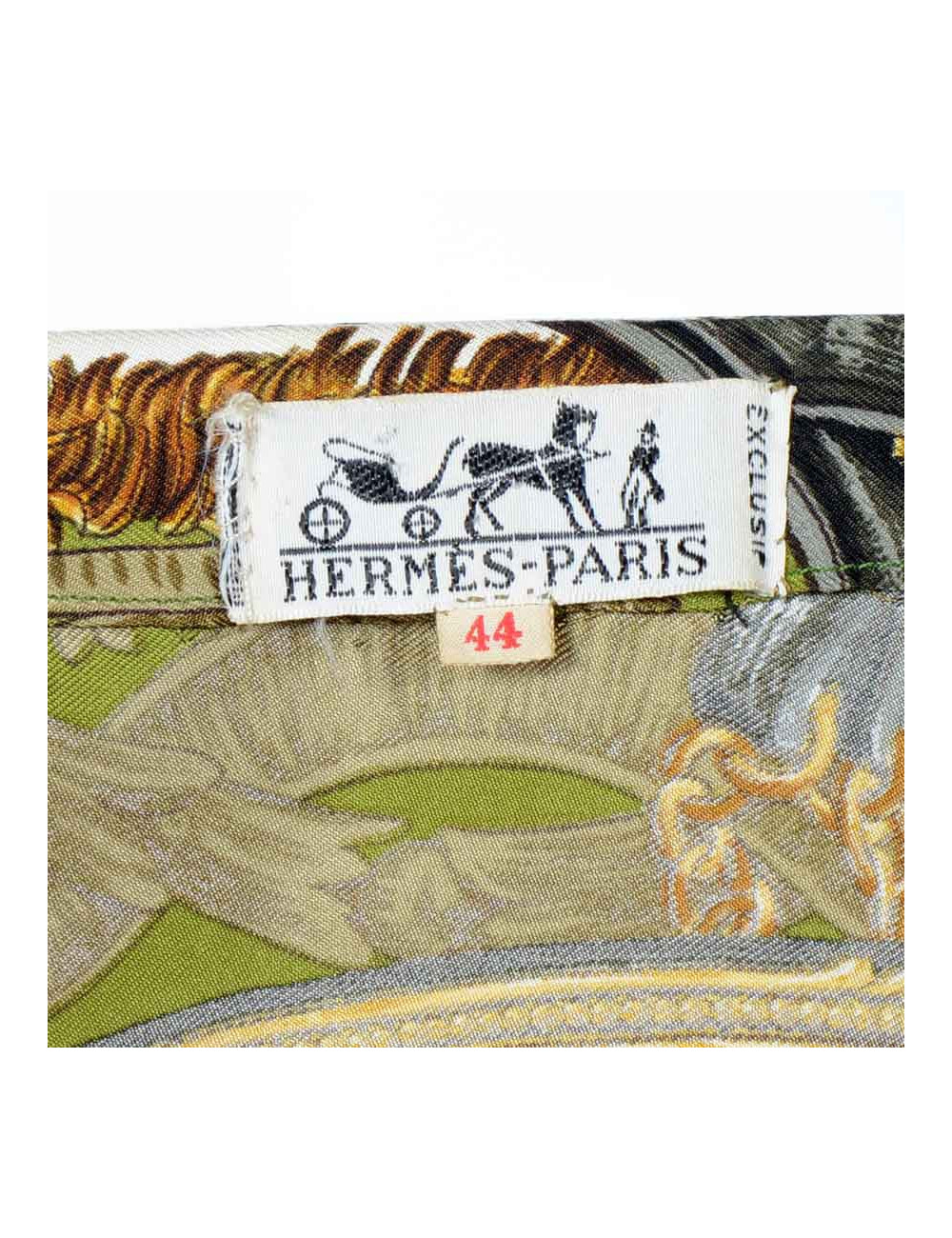 Blouse HERMES foulard de soie 