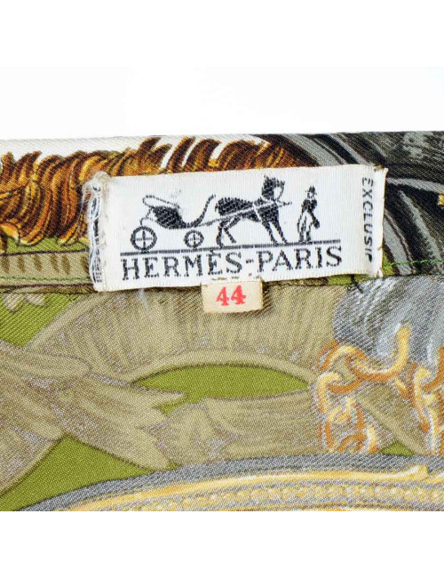 Blouse HERMES foulard de soie 