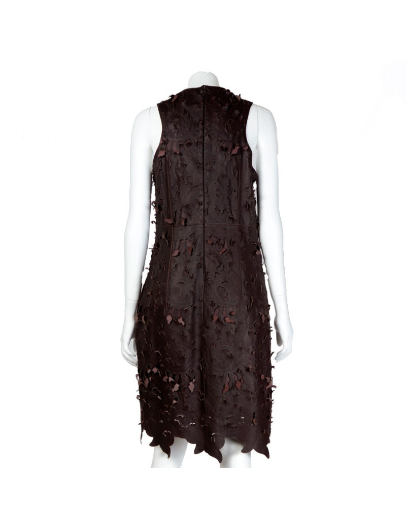 Robe CARVEN T38 cuir 