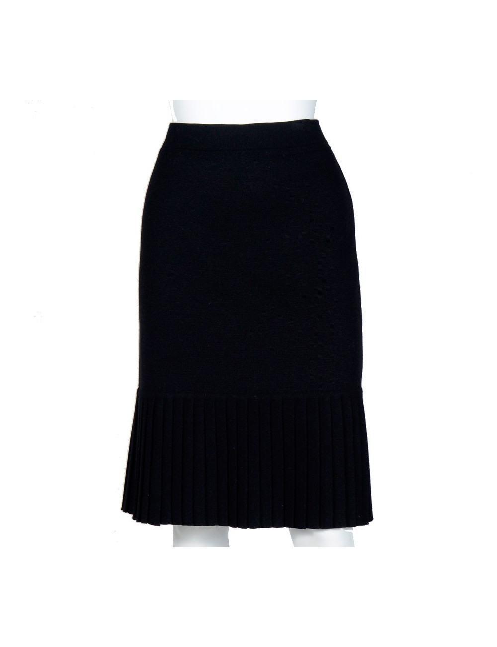 Jupe CHANEL jersey noir