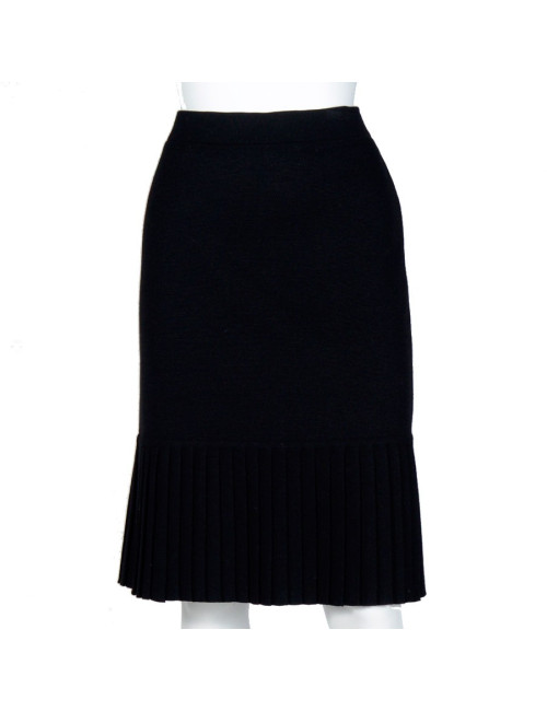 Jupe CHANEL jersey noir