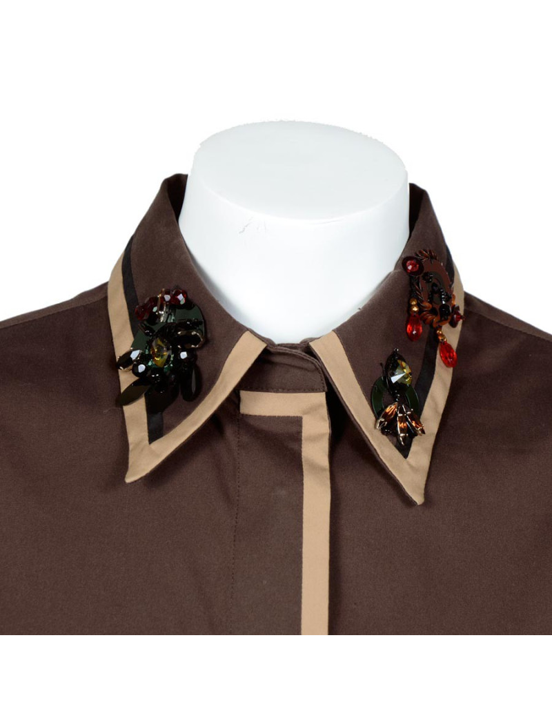 Blouse PRADA marron t 42 it