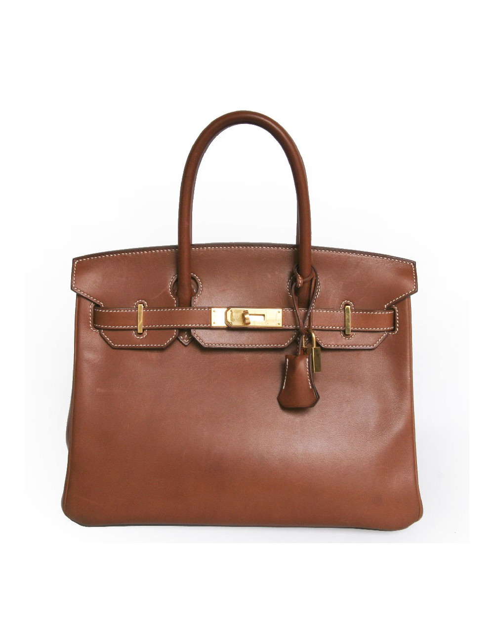 Birkin HERMES 30 veau  barenia naturel