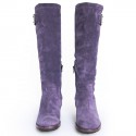 Boots FREE LANCE suede purple T38