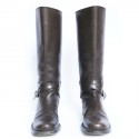 Boots PRADA brown leather T37, 5