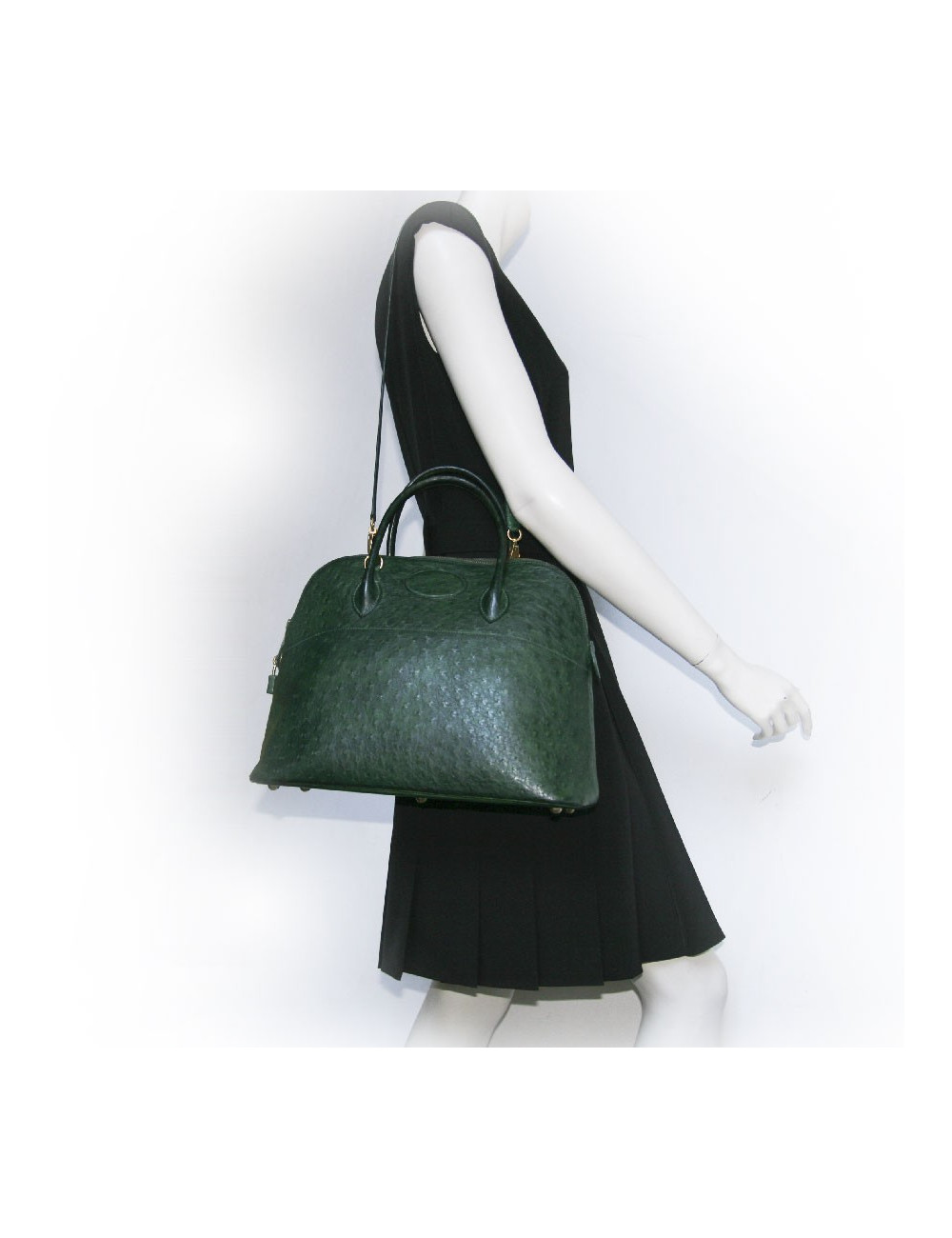 Sac HERMES Bolide vert