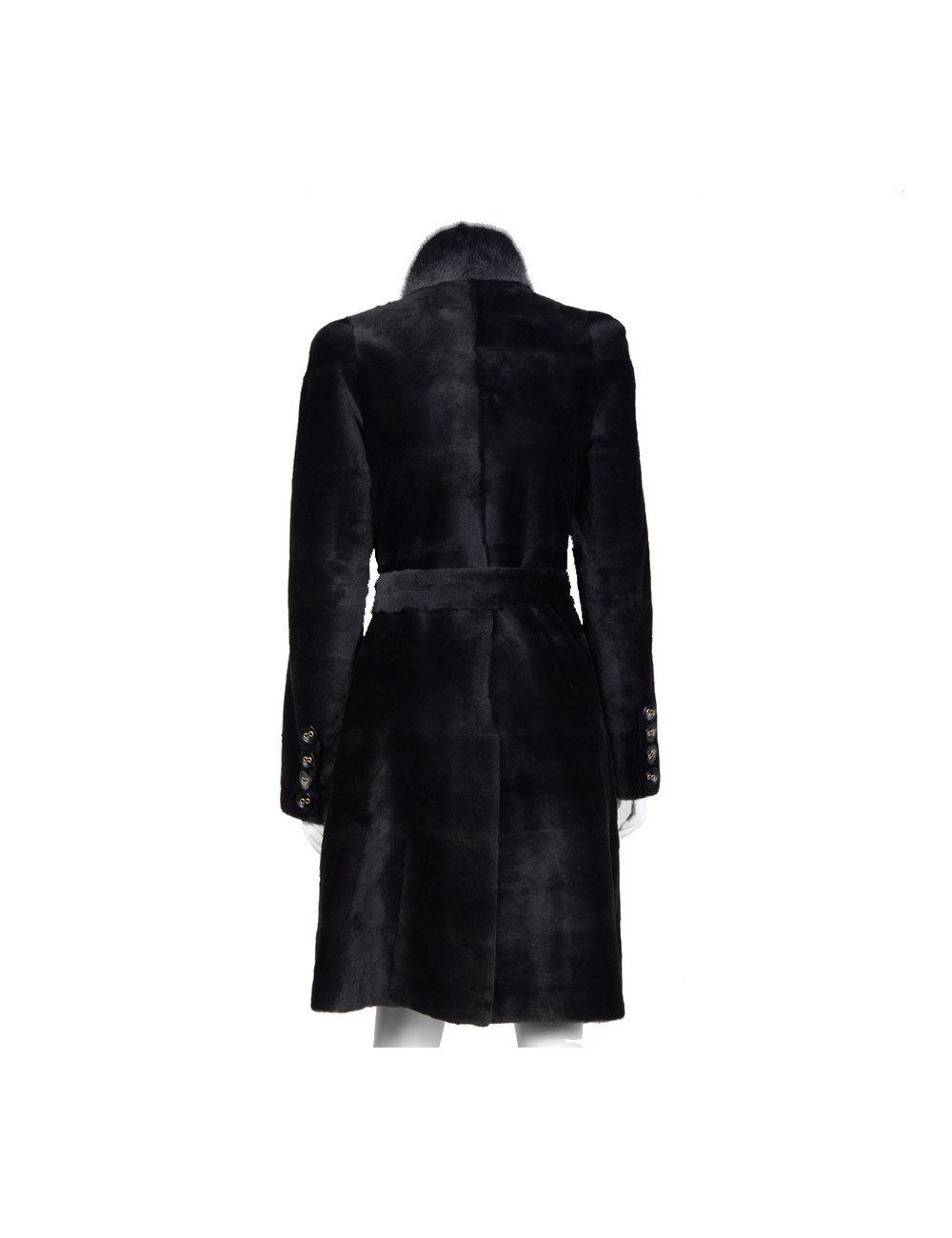 Manteau en vison rasé anonyme