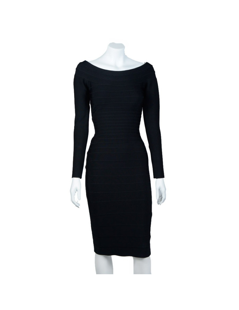 Robe HERVE LEGER noire