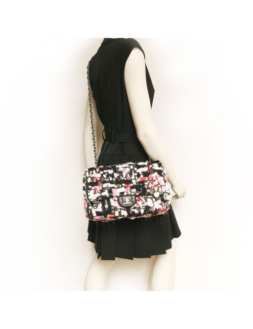 Sac CHANEL Timeless Cuir et tissu