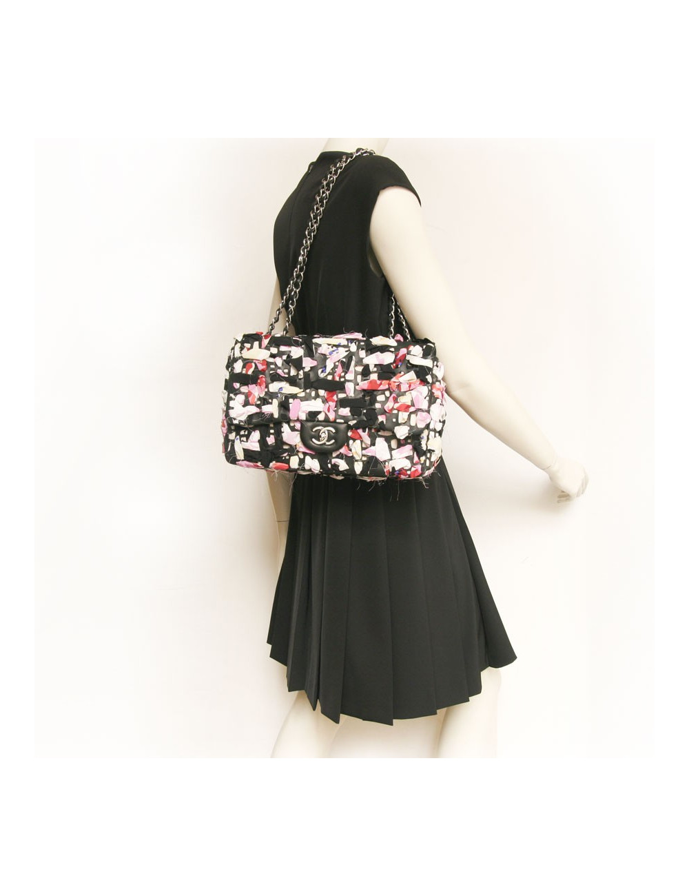 Sac CHANEL Timeless Cuir et tissu