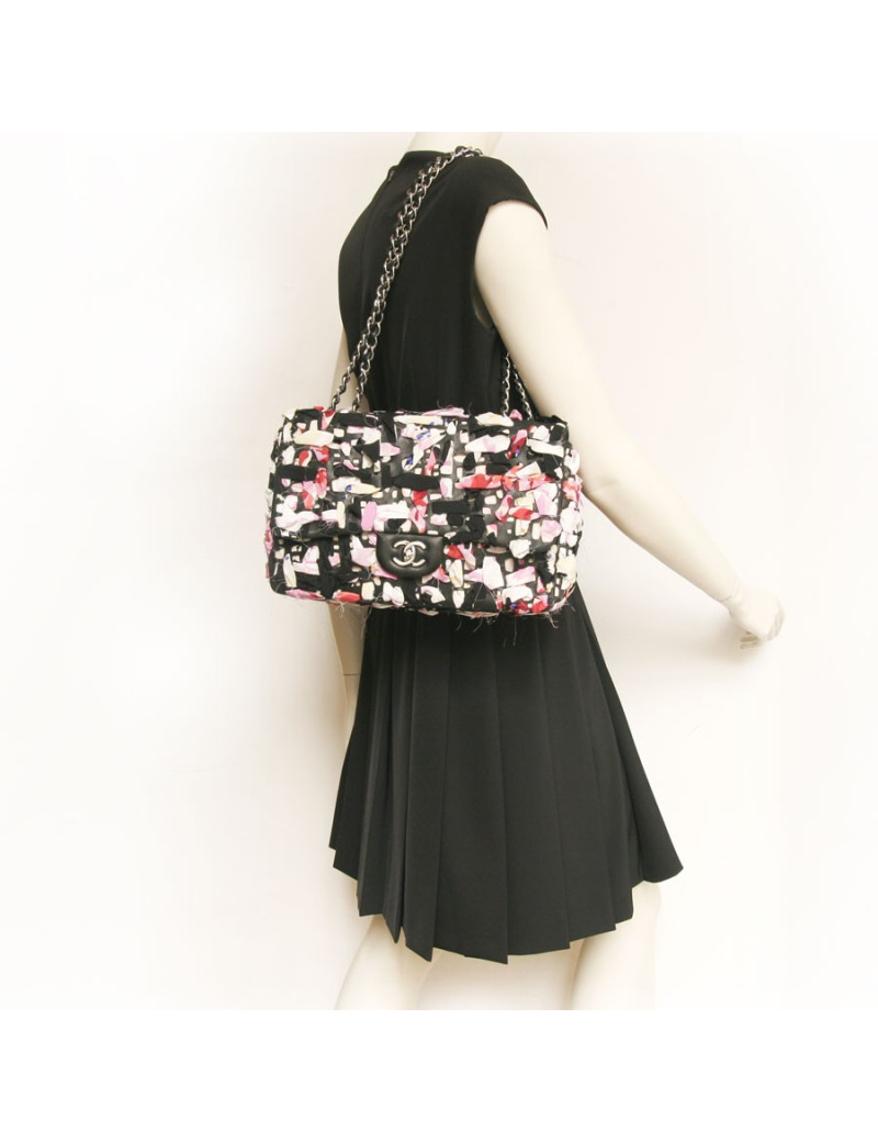 Sac CHANEL Timeless Cuir et tissu