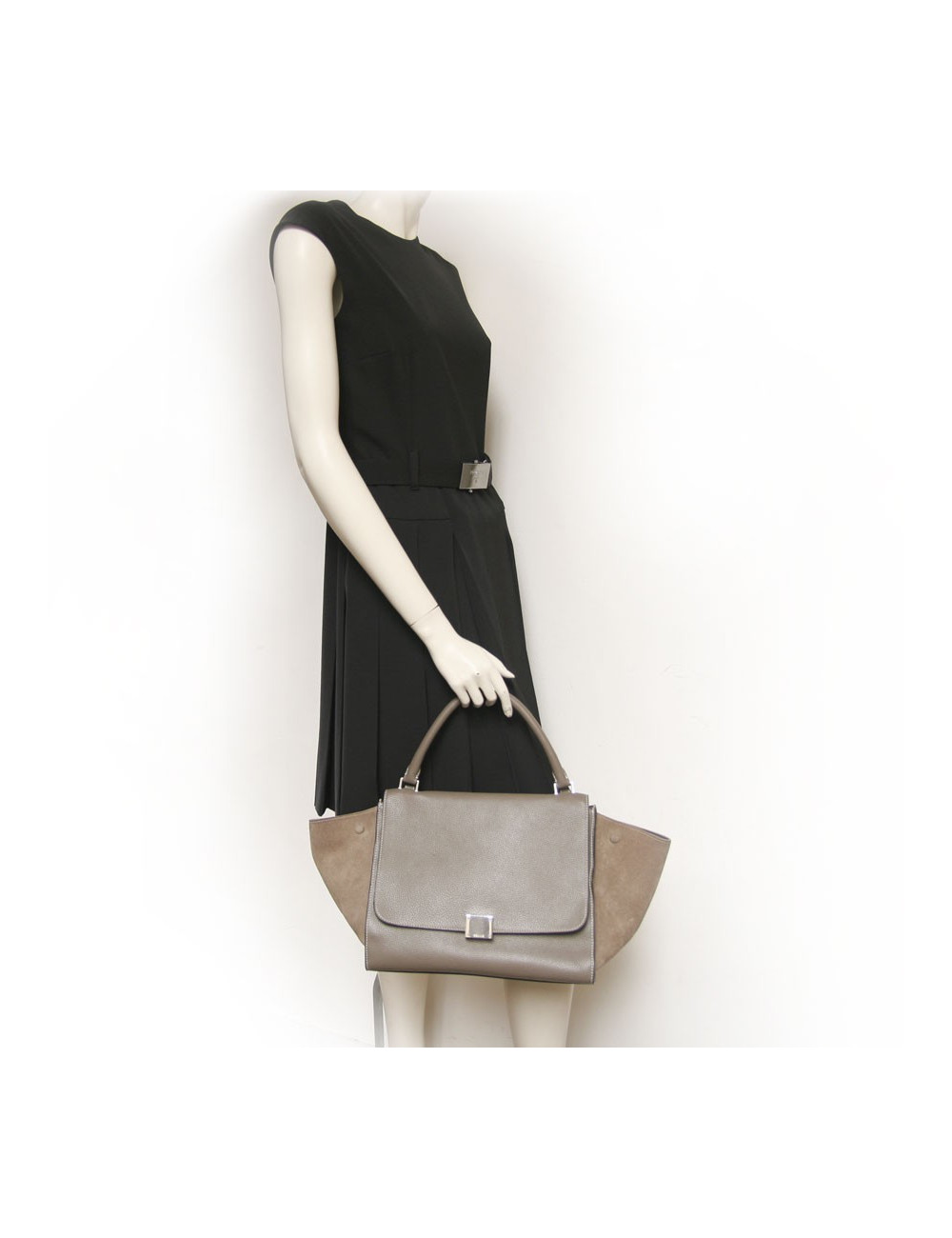 Sac CELINE trapèze couleur étoupe