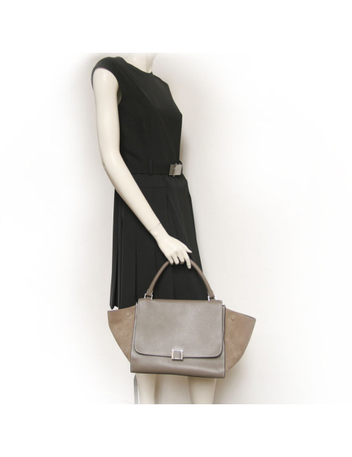 Sac CELINE trapèze couleur étoupe