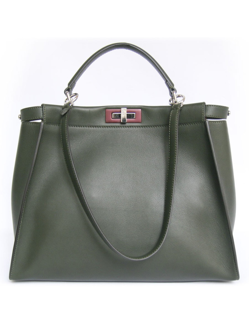 Sac Peekaboo FENDI kaki