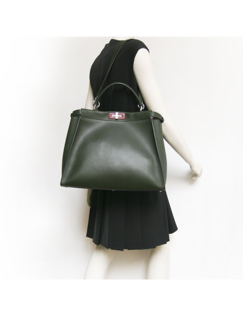 Sac Peekaboo FENDI kaki