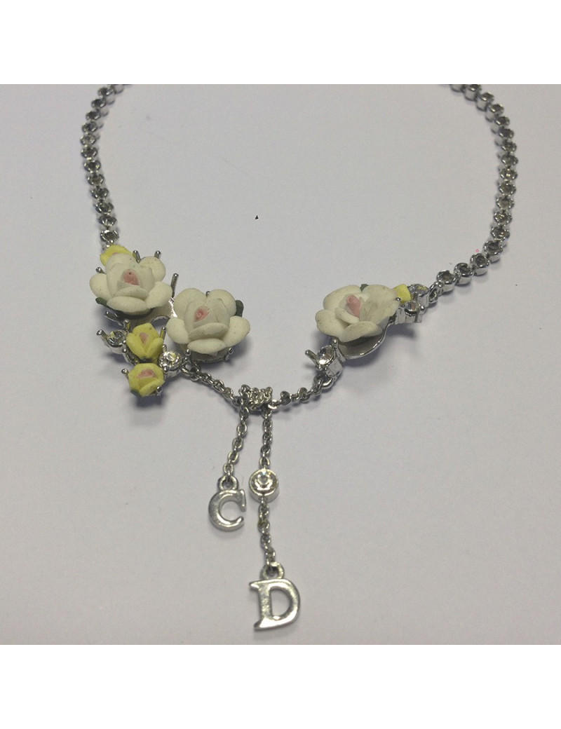 Coller DIOR roses en résine 