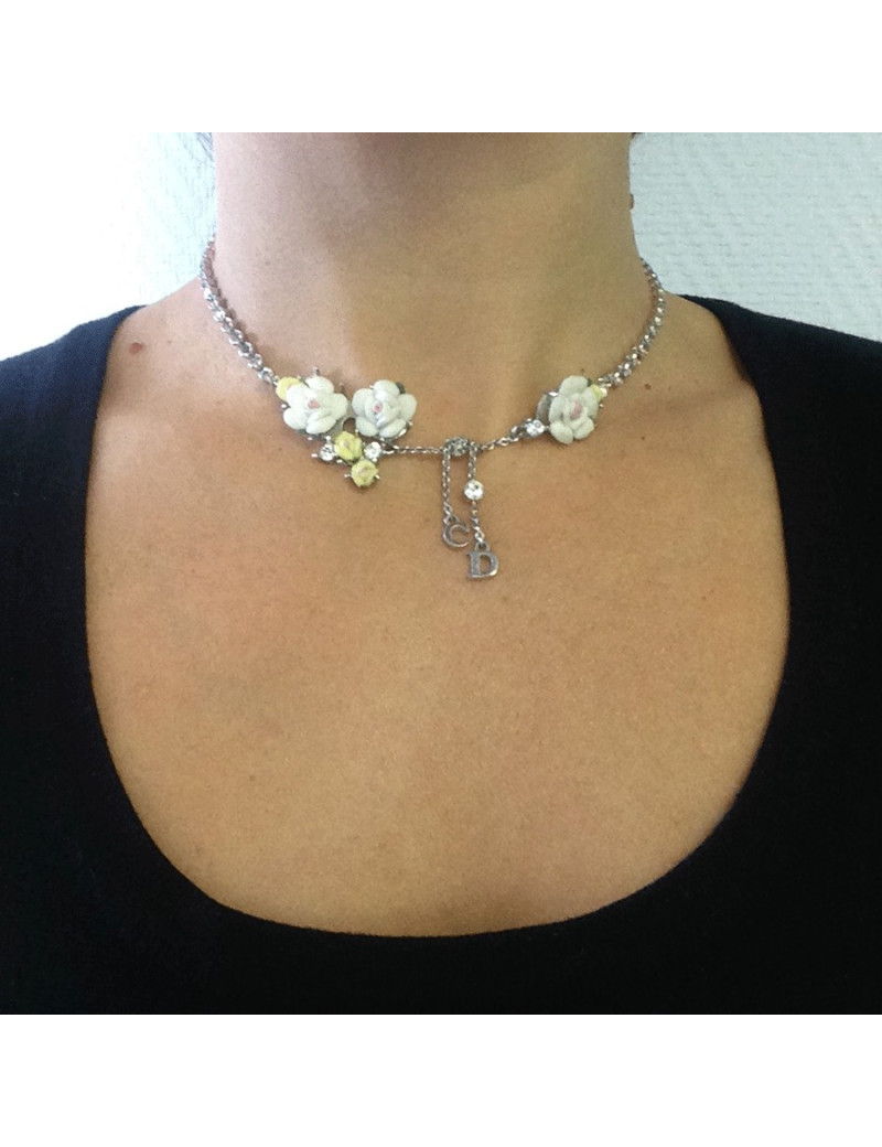 Coller DIOR roses en résine 