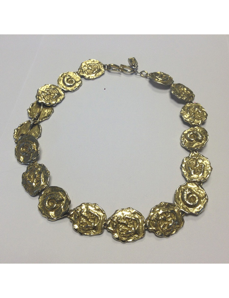 Collier "signes du zodiac" YVES SAINT LAURENT doré