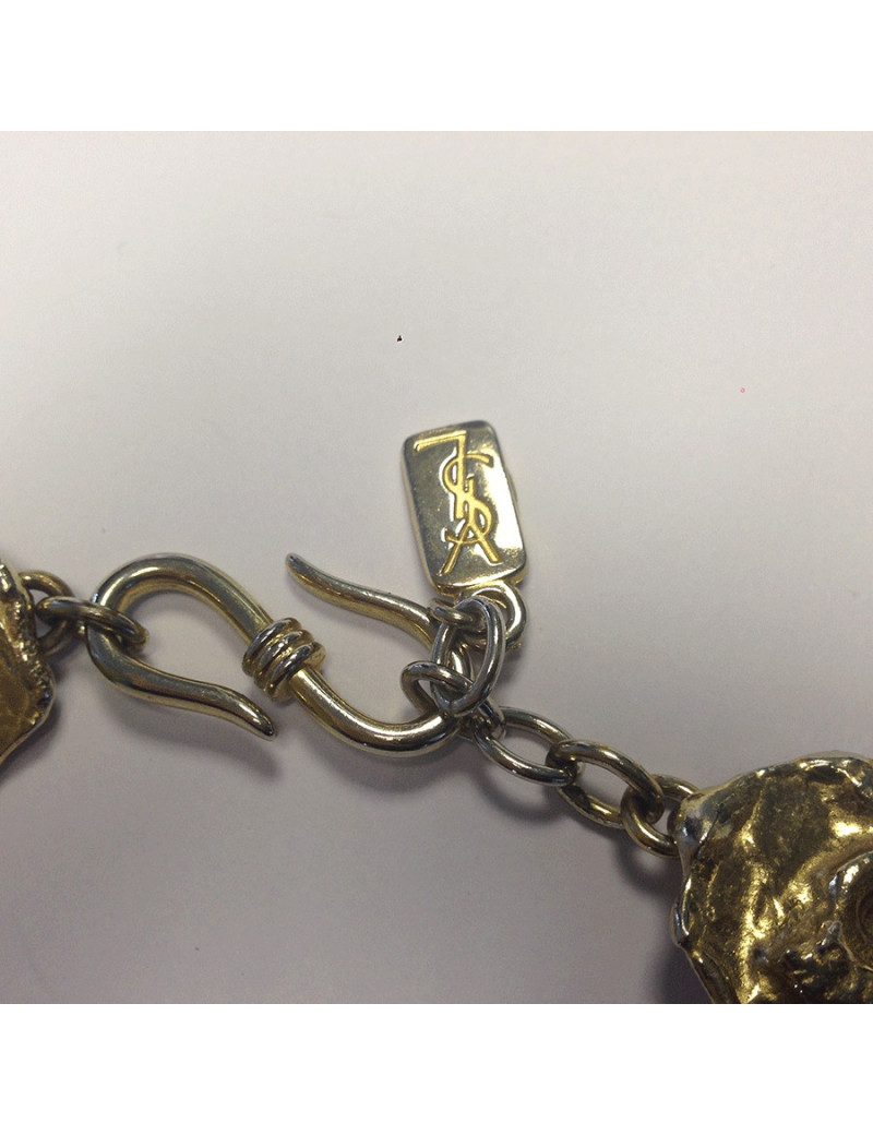 Collier "signes du zodiac" YVES SAINT LAURENT doré