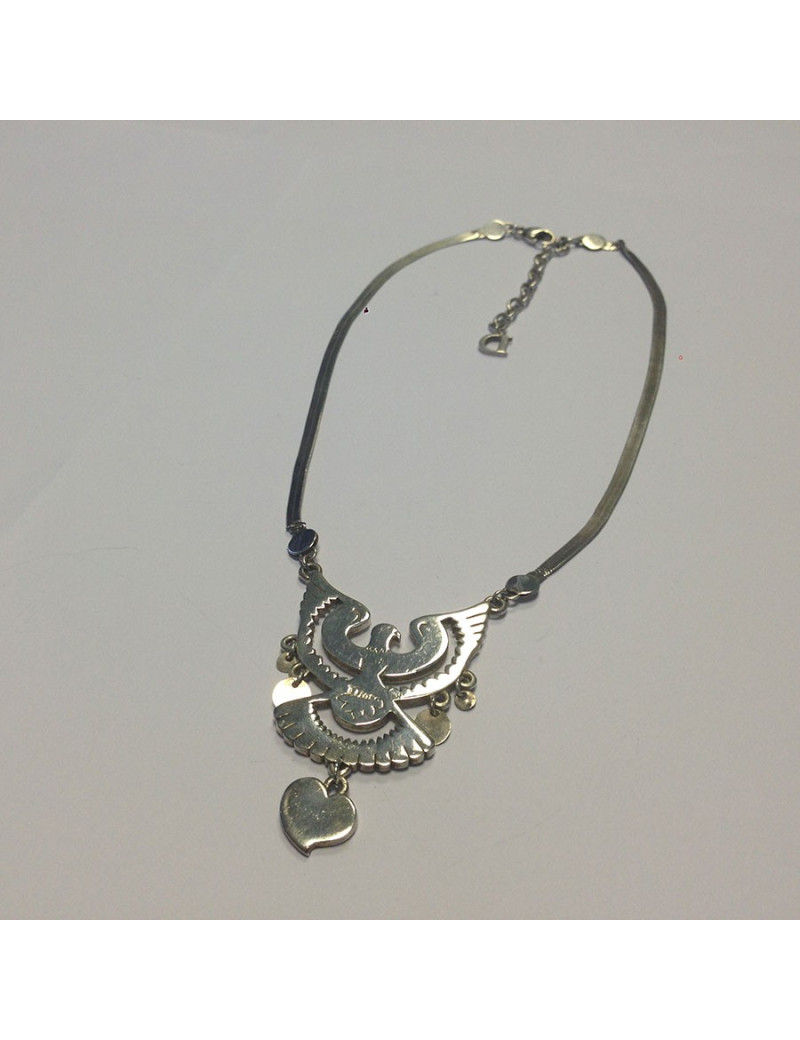 Collier "Aigle" DIOR en argent massif