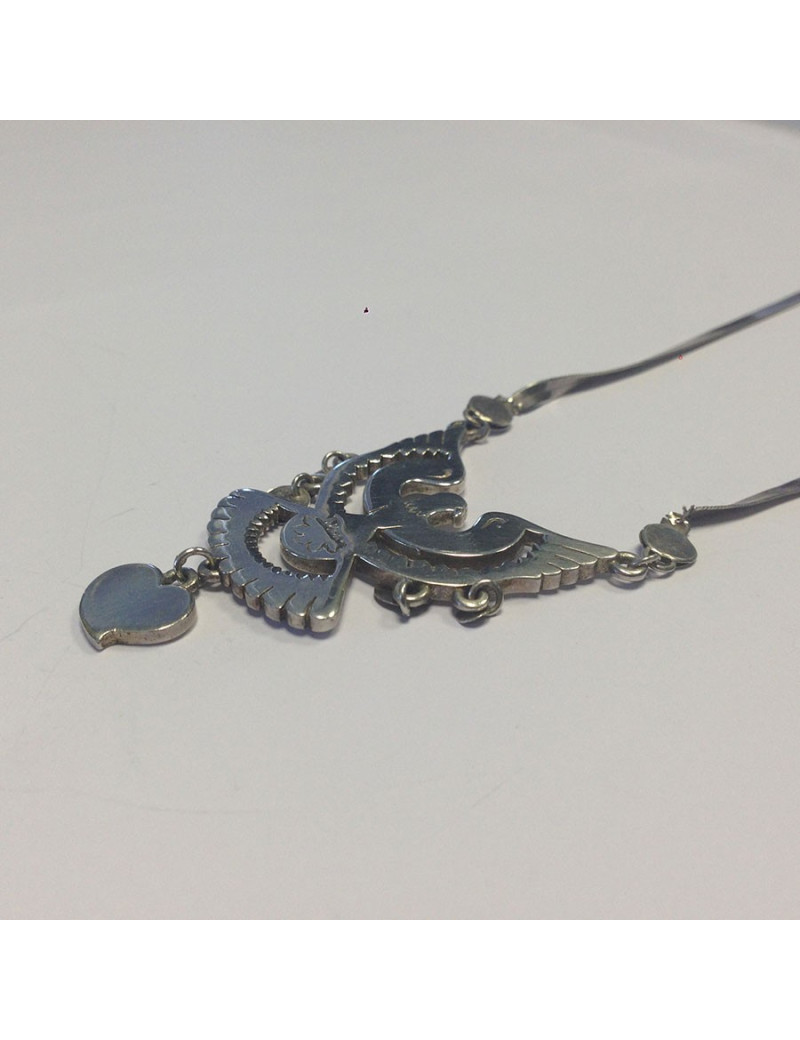 Collier "Aigle" DIOR en argent massif