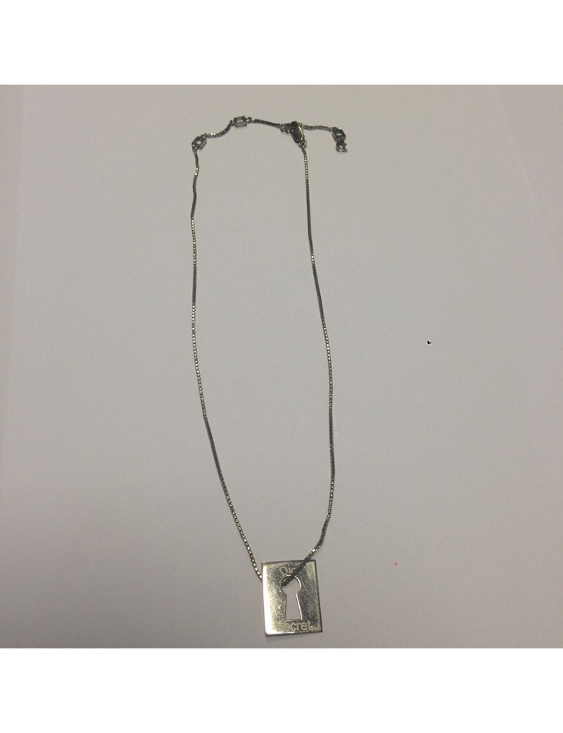 Collier "Secret" DIOR palladié