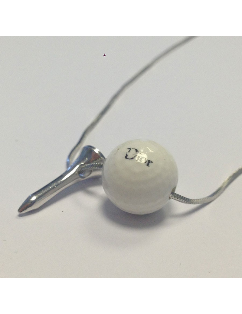 Collier "Balle de golf" DIOR 