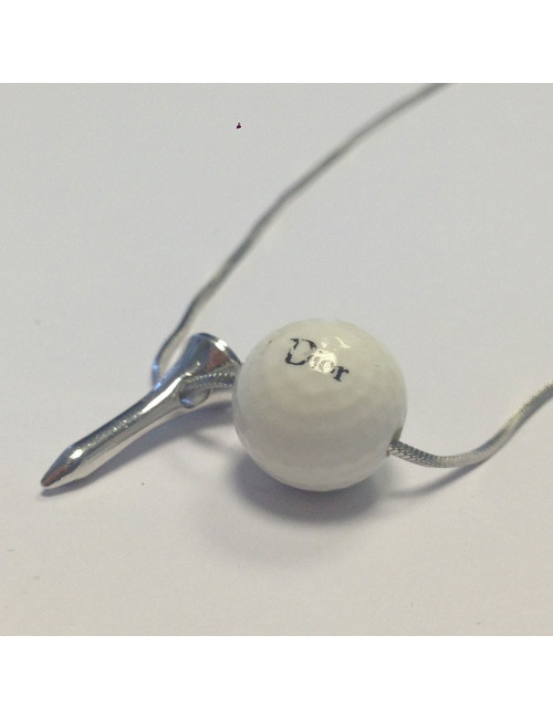 Collier "Balle de golf" DIOR 