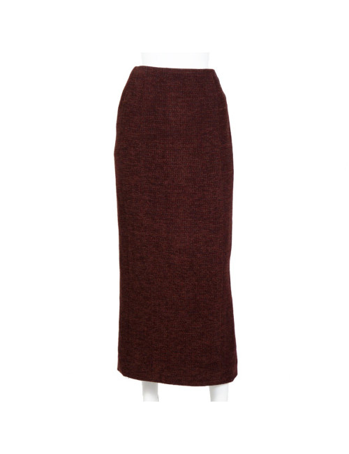 Jupe longue CHANEL T 40 laine