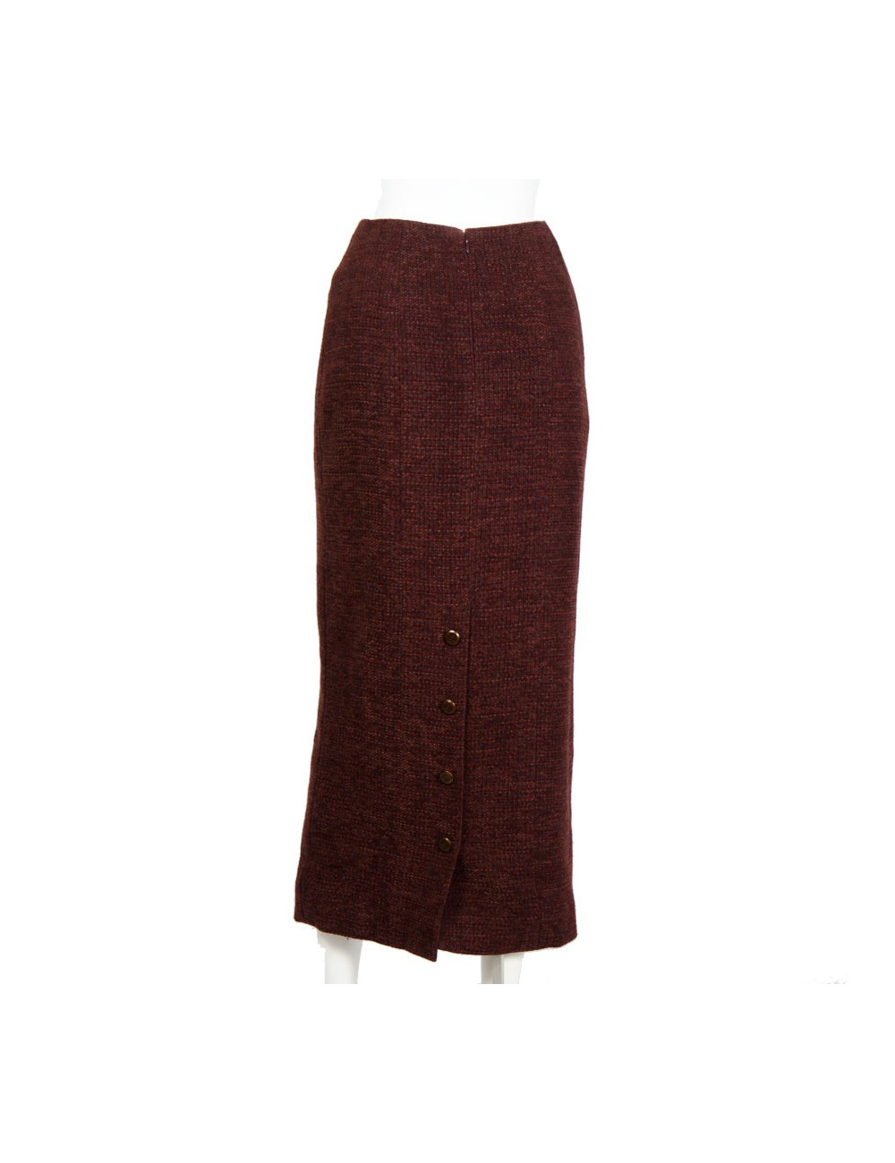 Jupe longue CHANEL T 40 laine