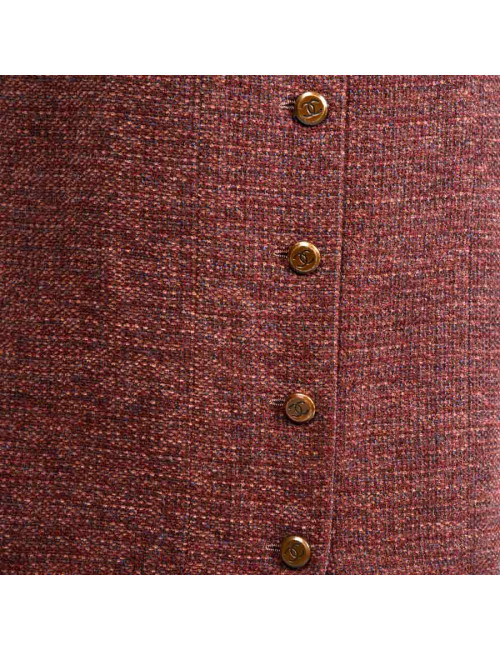 Jupe longue CHANEL T 40 laine