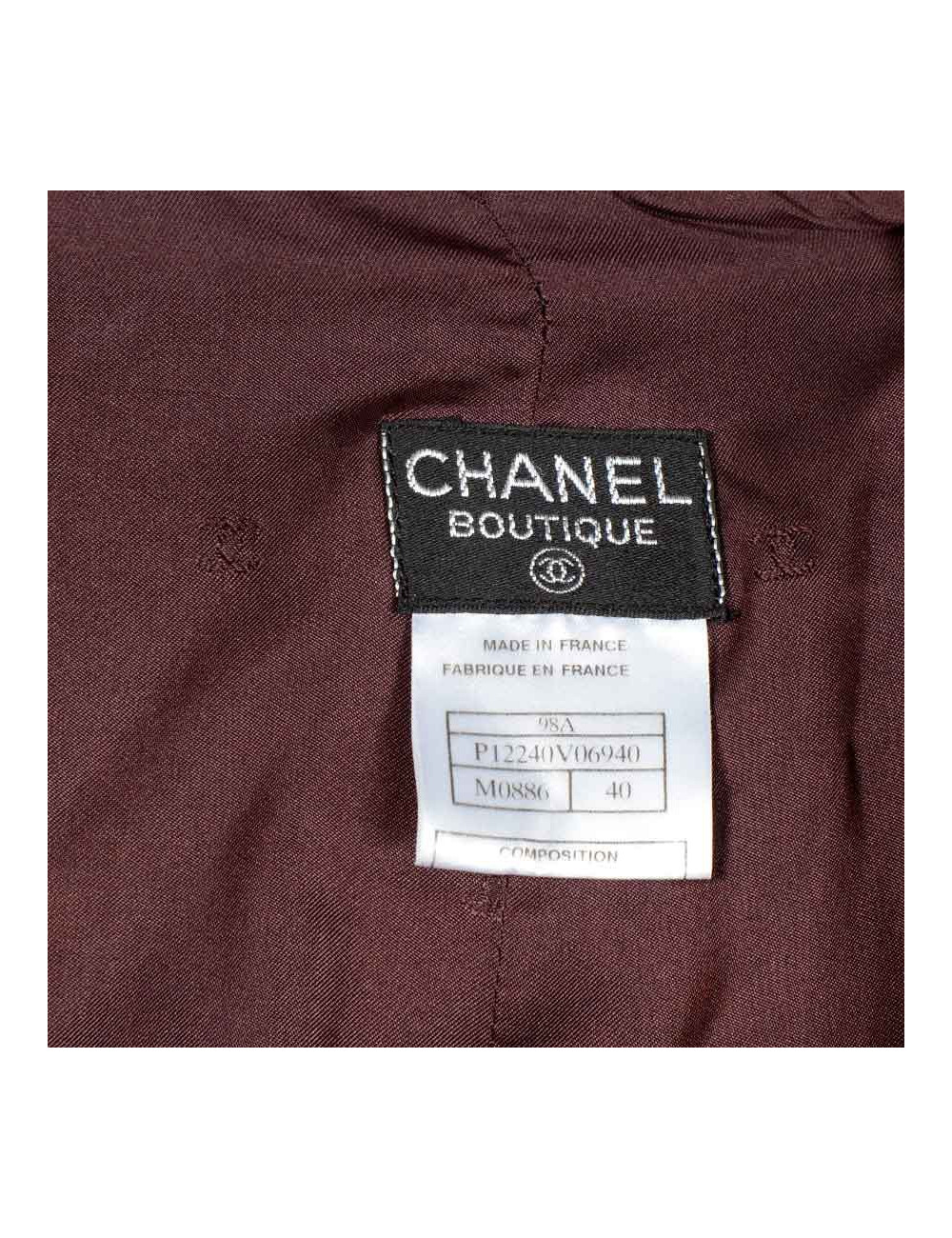 Jupe longue CHANEL T 40 laine