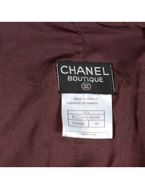 Jupe longue CHANEL T 40 laine