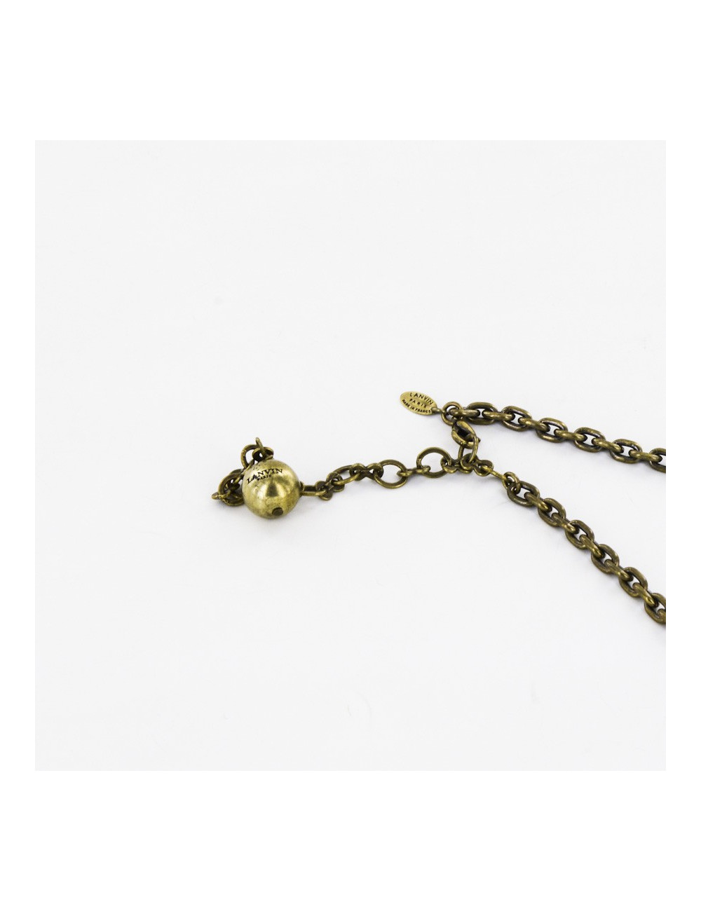 Collier "You" LANVIN doré