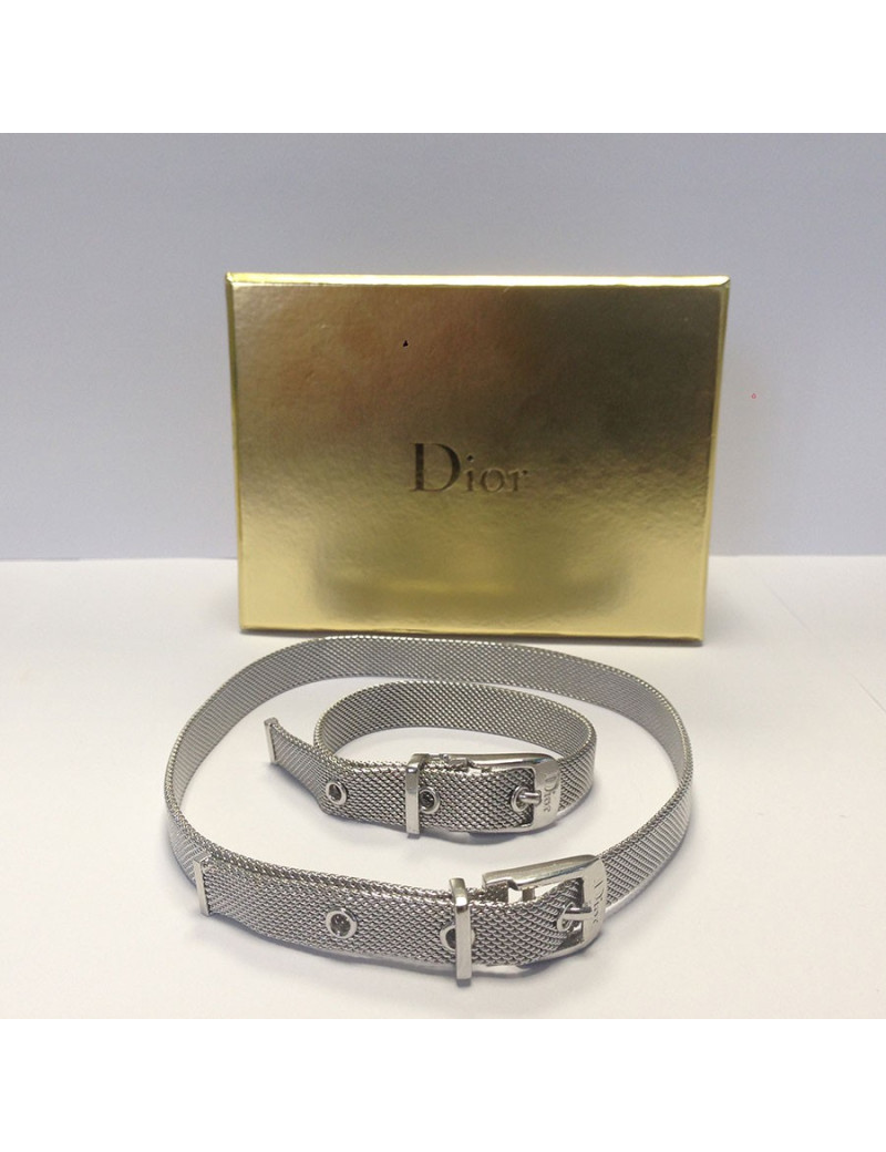 Parure DIOR collier et bracelet