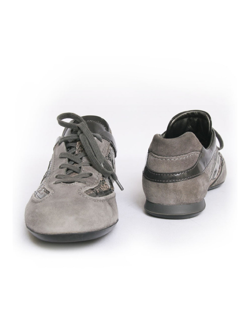 Tennis HOGAN T 38.5 veau velours et python