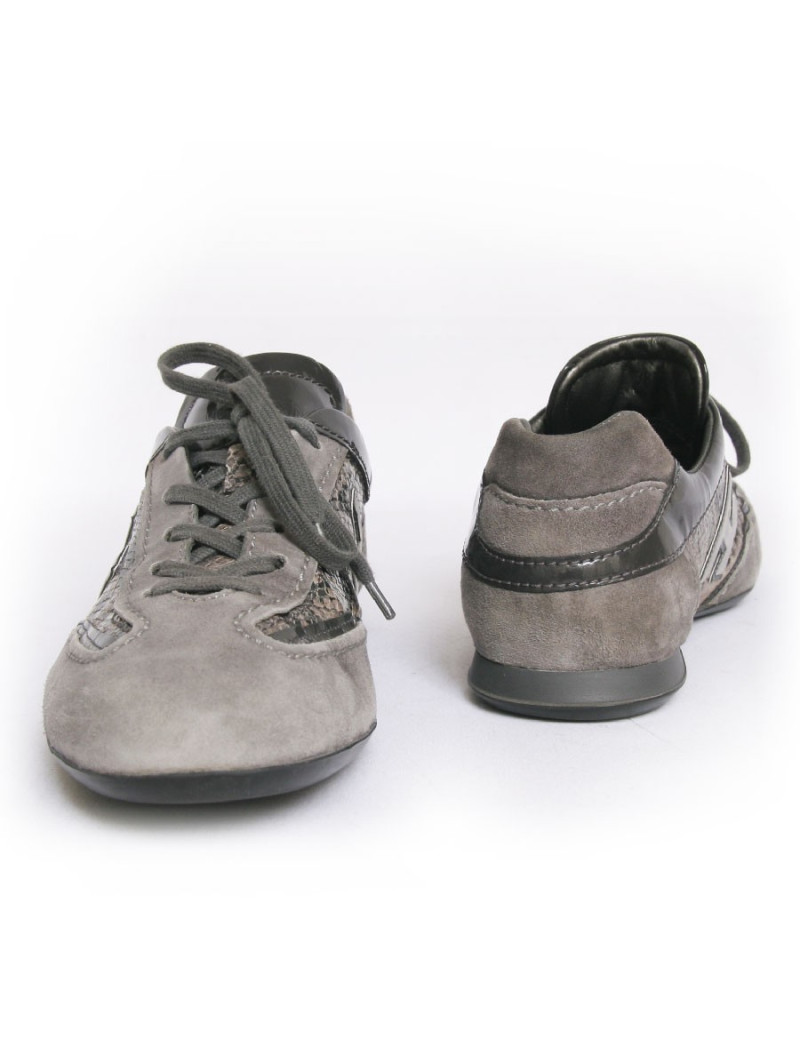 Tennis HOGAN T 38.5 veau velours et python