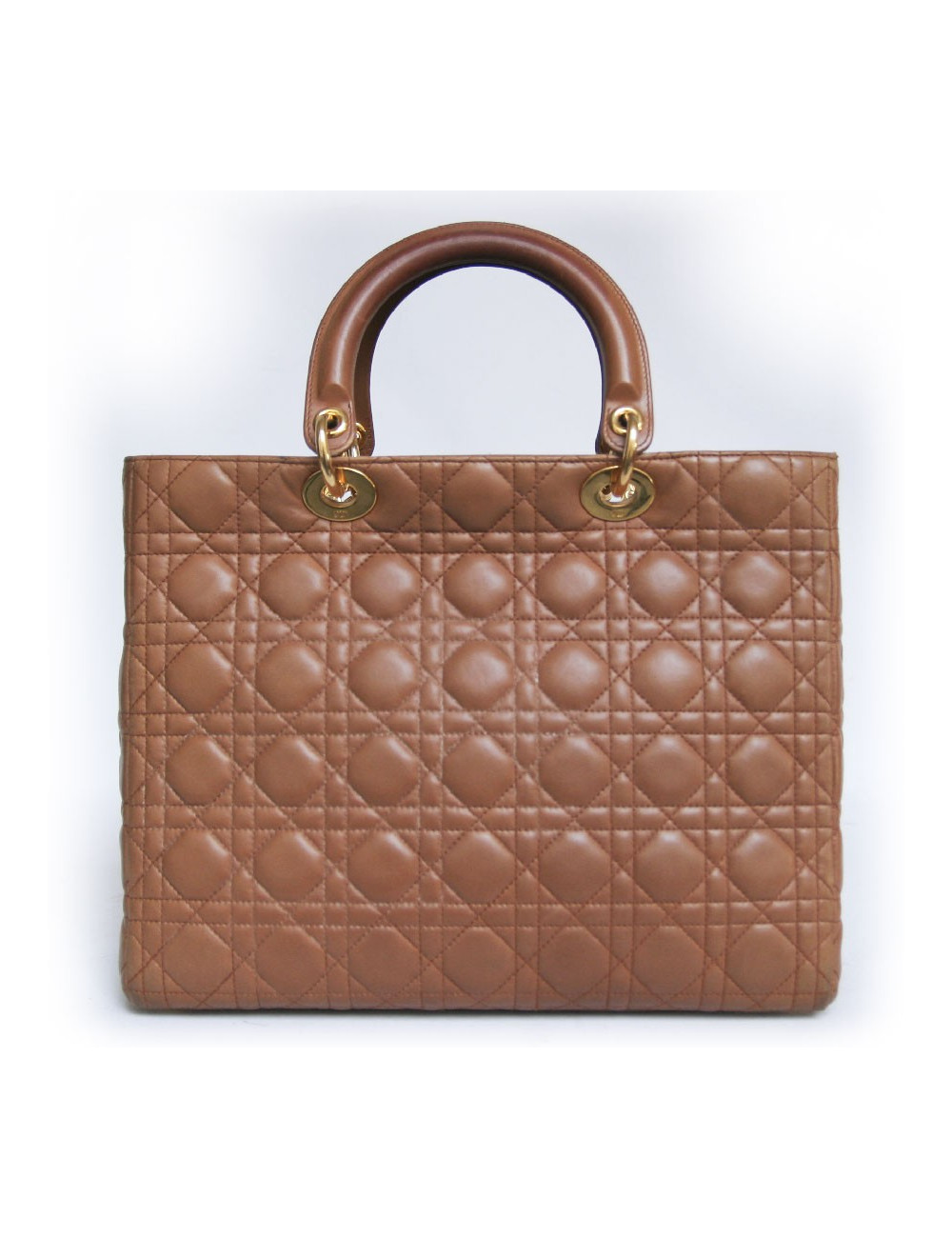 Sac Lady DIOR cuir gold