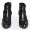 Boots PRADA T 39.5 cuir noir