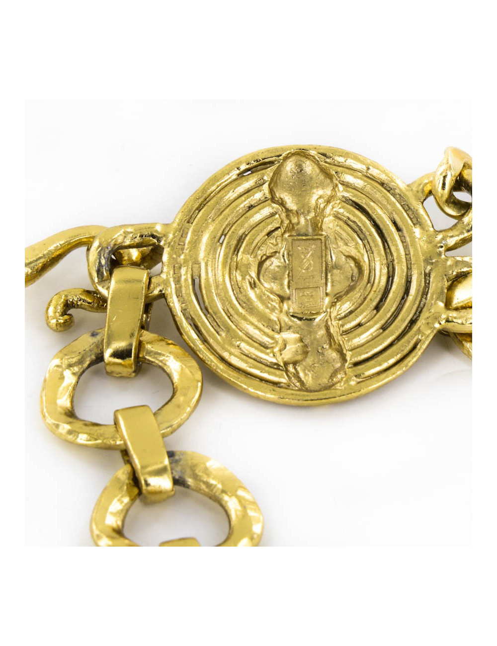 Ceinture YVES SAINT LAURENT  YSL chaîne dorée 