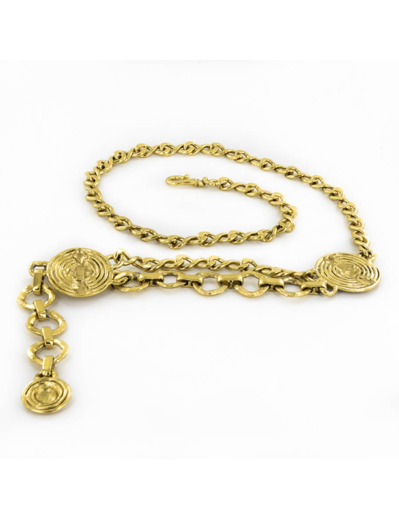 Ceinture YVES SAINT LAURENT  YSL chaîne dorée 