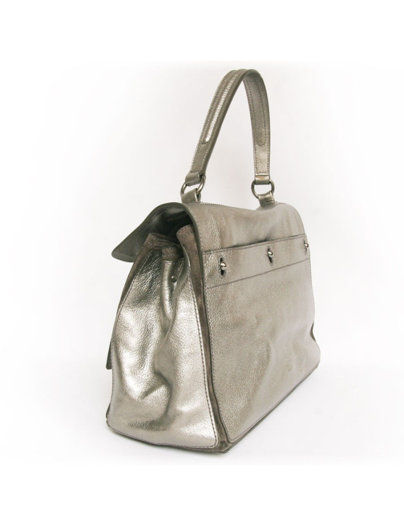 Sac "le sixième" YVES SAINT LAURENT PM bronze doré