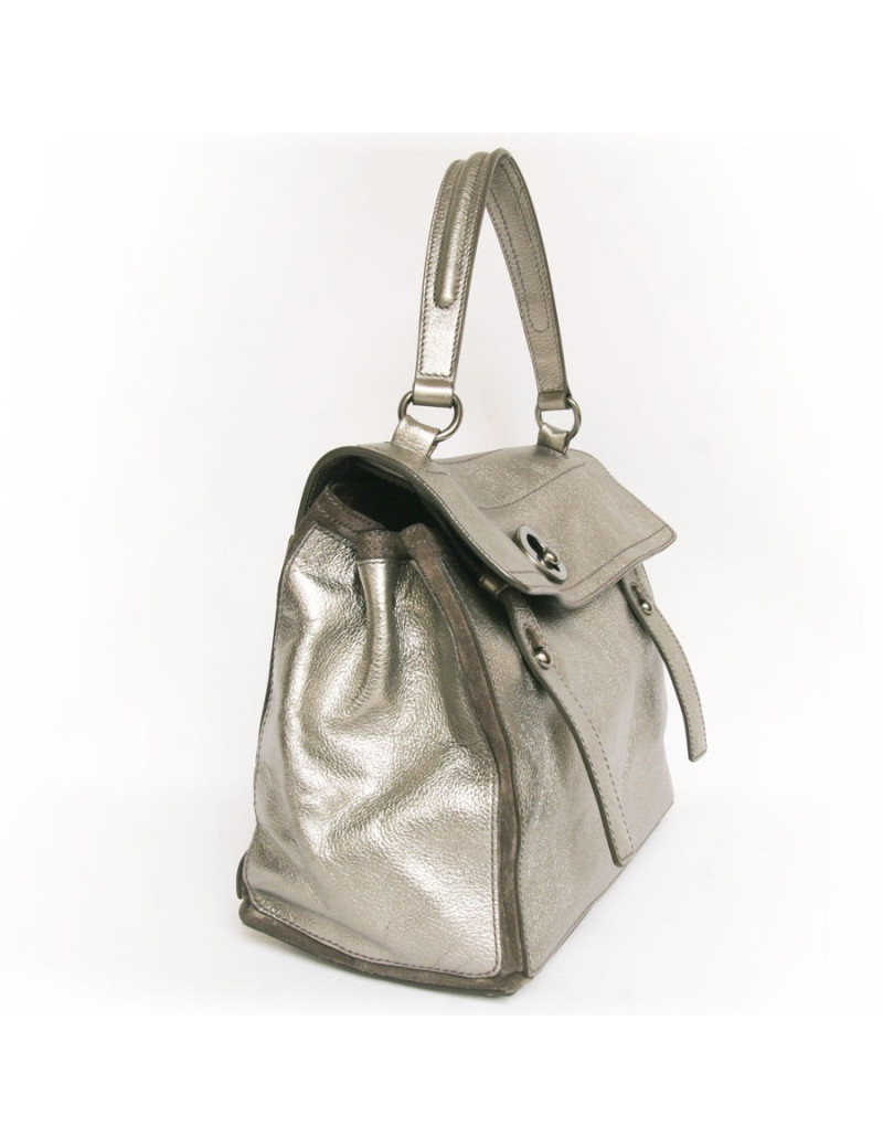 Sac "le sixième" YVES SAINT LAURENT PM bronze doré