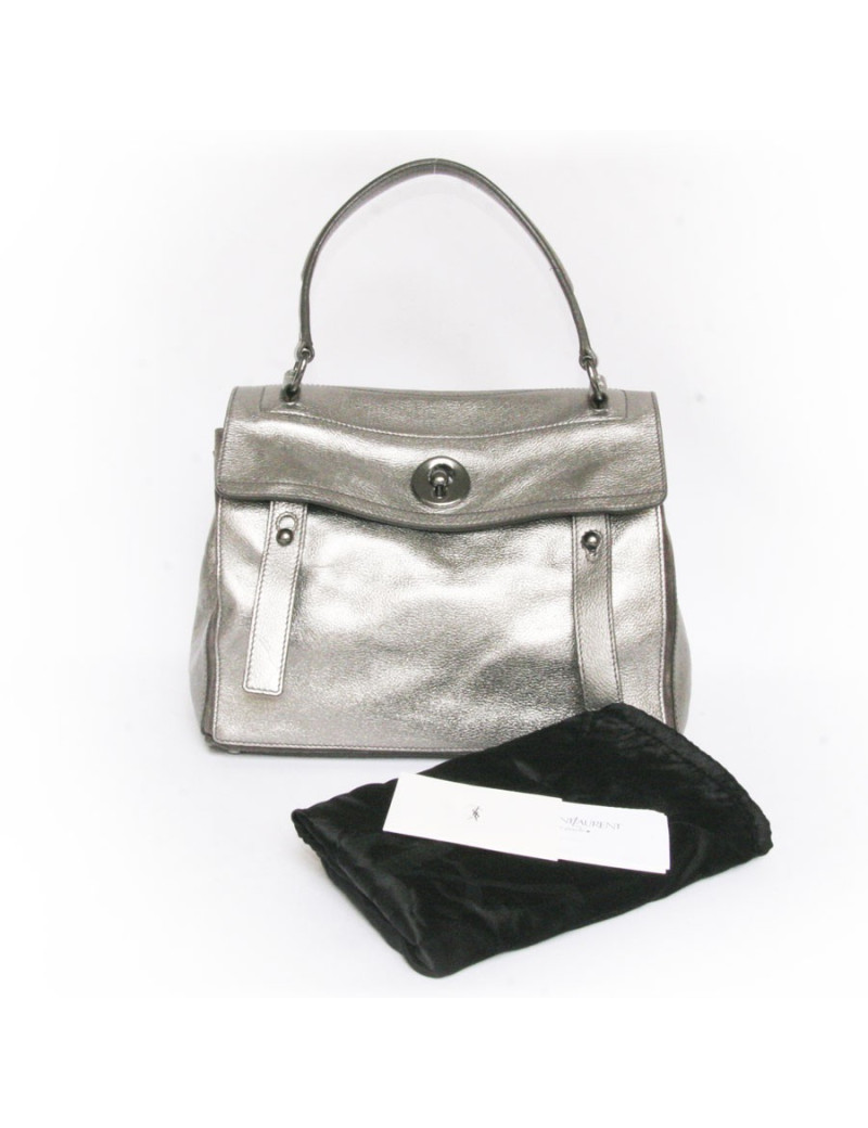 Sac "le sixième" YVES SAINT LAURENT PM bronze doré