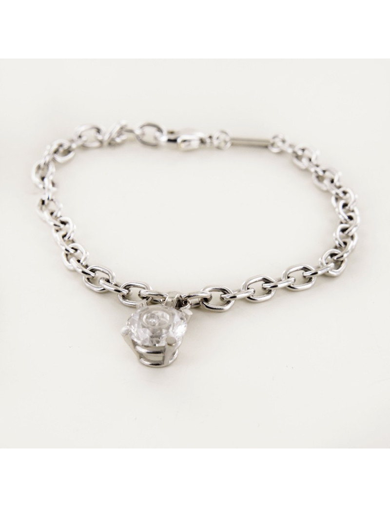 Bracelet "Happy Spirit" CHOPARD or blanc et diamant