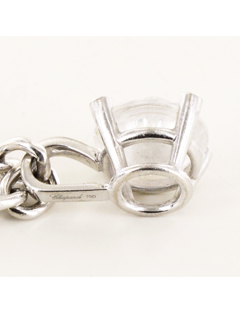 Bracelet "Happy Spirit" CHOPARD or blanc et diamant