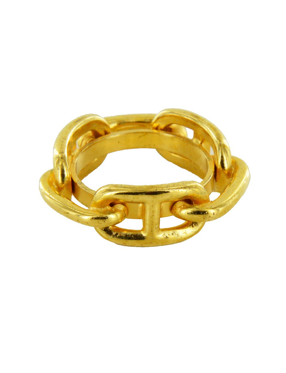 Anneau  de foulard HERMES doré