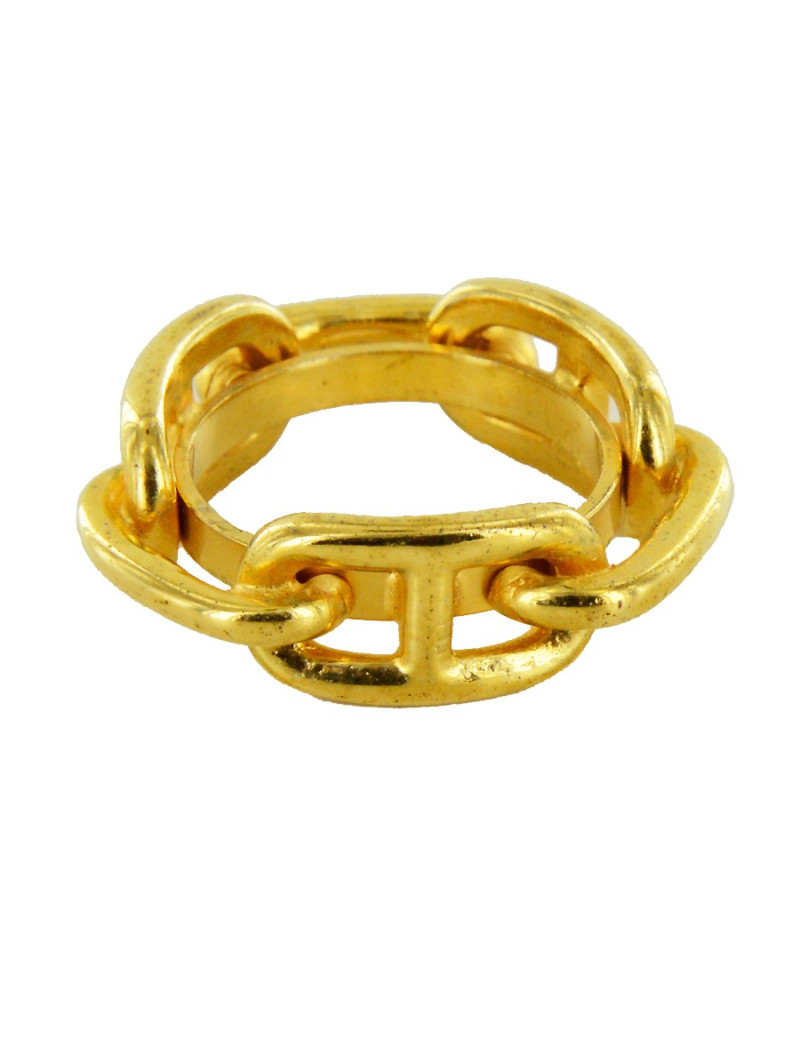 Anneau  de foulard HERMES doré