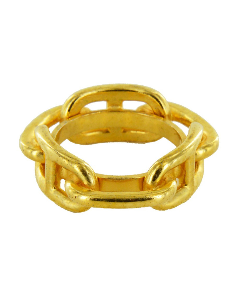 Anneau  de foulard HERMES doré